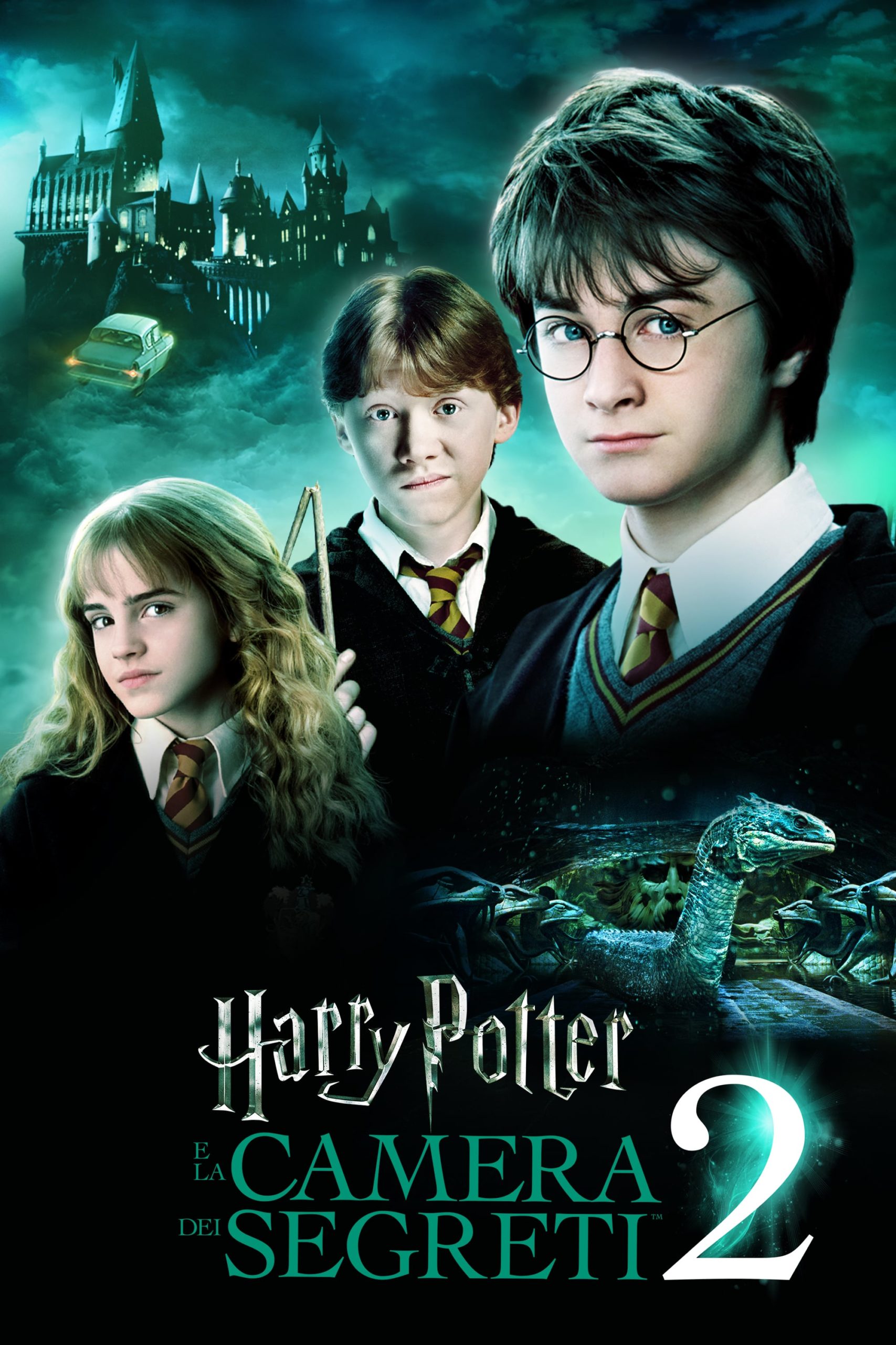 Poster for the movie "Harry Potter e la camera dei segreti"